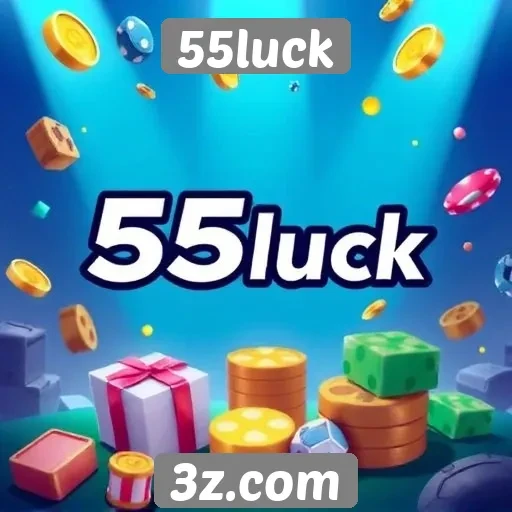 Variedade de jogos disponíveis no 55luck